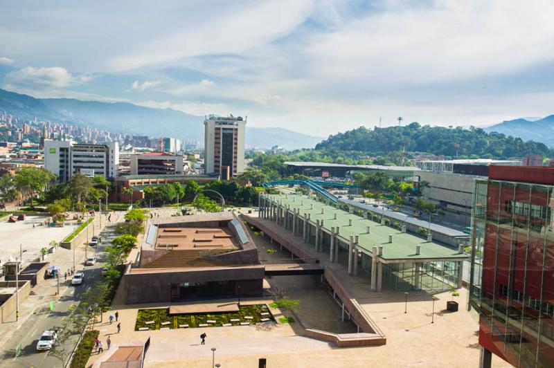 Plaza de La Libertad, Medellin, Antioquia, Colombi...