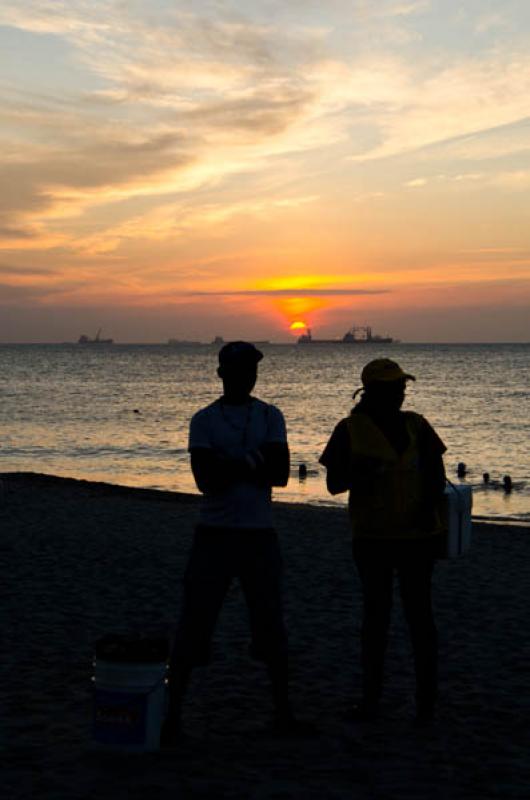 Atardecer en El Rodadero, Santa Marta, Magdalena, ...