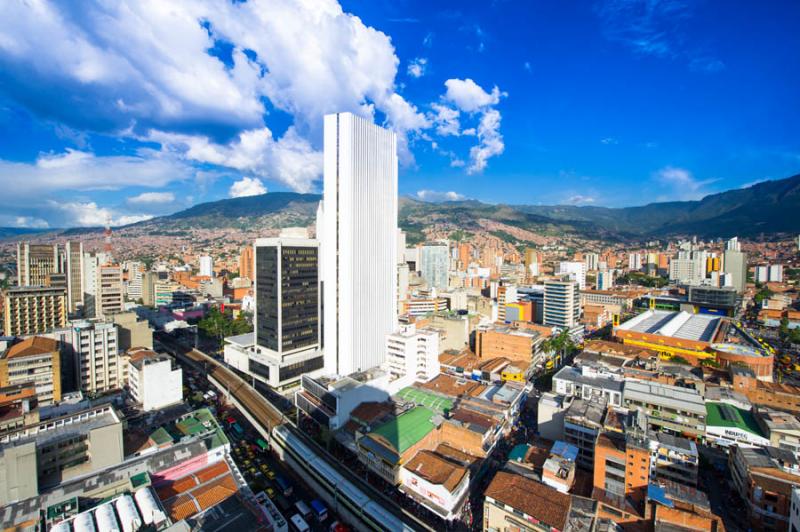 Panoramica de la Ciudad de Medellin, Antioquia, Co...