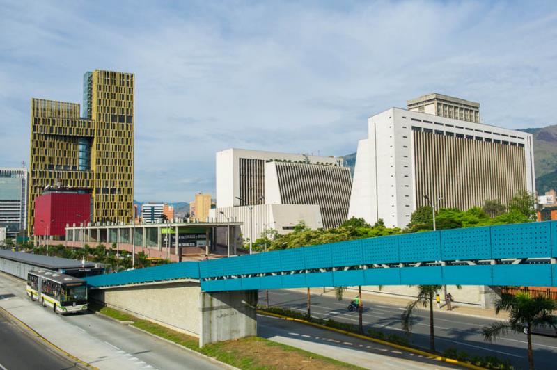 Plaza de La Libertad, Medellin, Antioquia, Colombi...