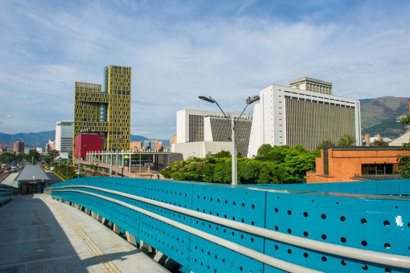 Plaza de La Libertad, Medellin, Antioquia, Colombi...