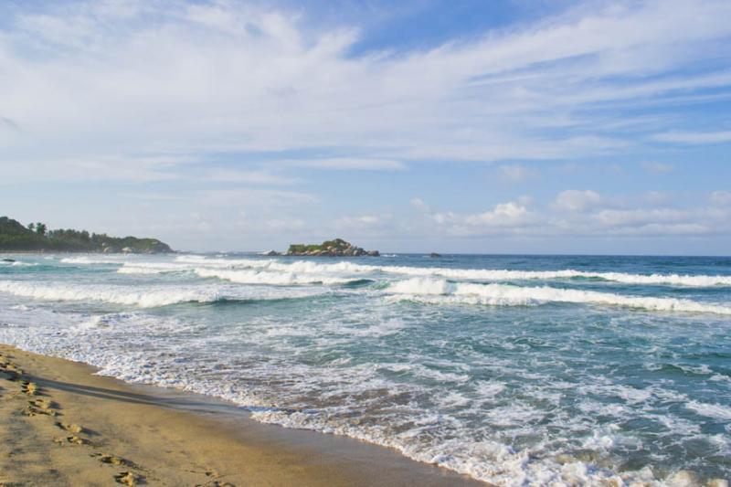 Playa Arrecife, Parque Nacional Natural Tayrona, S...