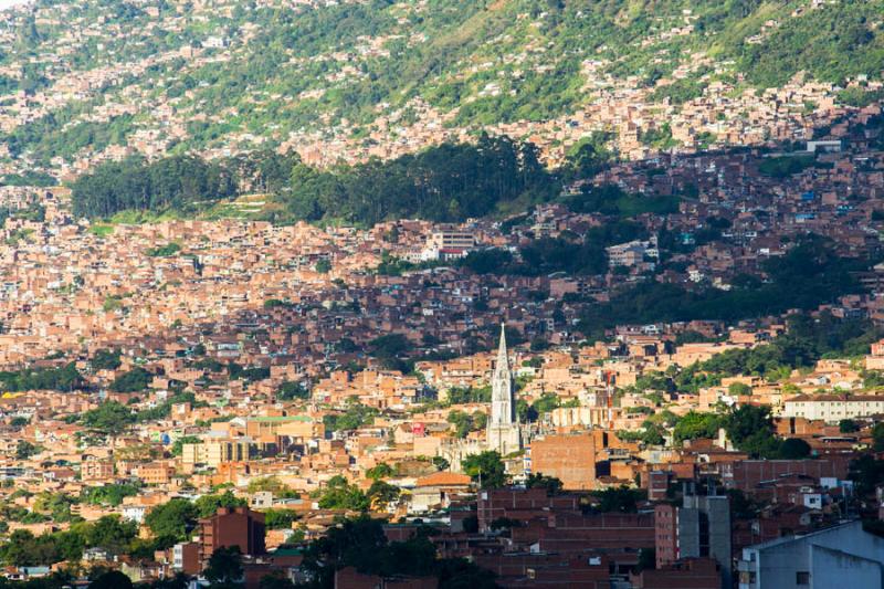 Panoramica de la Ciudad de Medellin, Antioquia, Co...