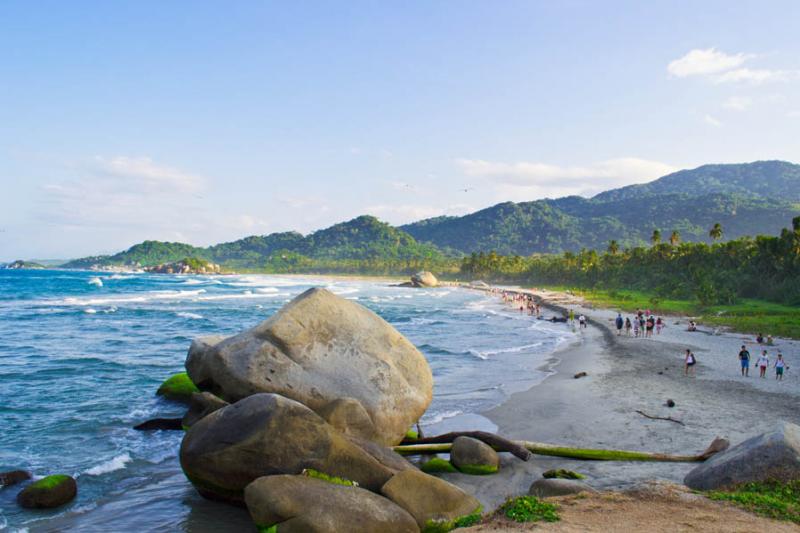 Playa Arrecife, Parque Nacional Natural Tayrona, S...