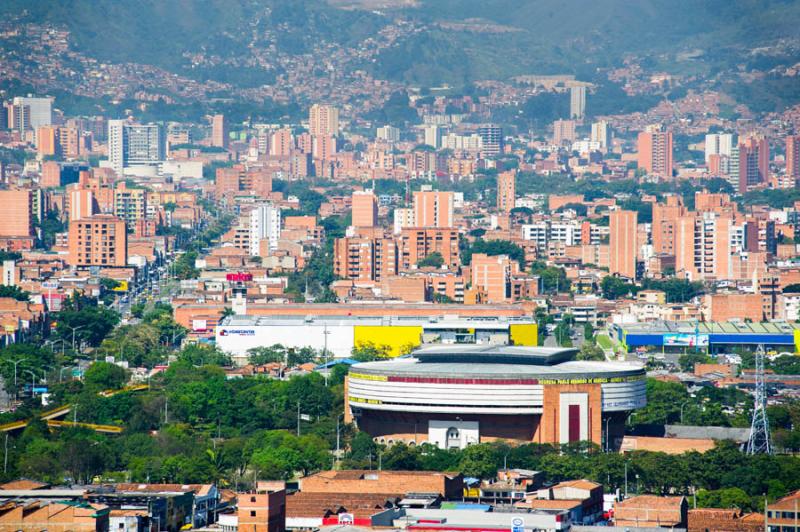 Panoramica de la Ciudad de Medellin, Antioquia, Co...