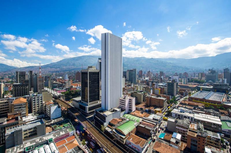 Panoramica de la Ciudad de Medellin, Antioquia, Co...