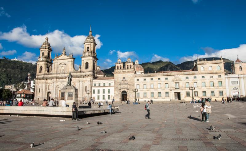 Catedral Primada, Plaza Bolivar, Bogota, Cundinama...