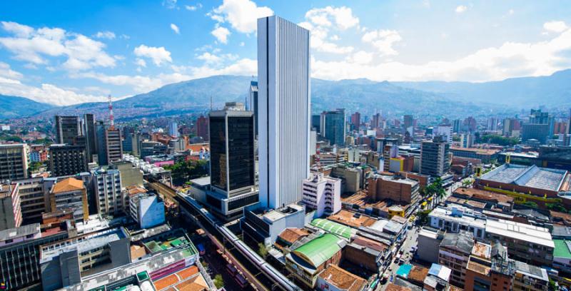 Panoramica de la Ciudad de Medellin, Antioquia, Co...