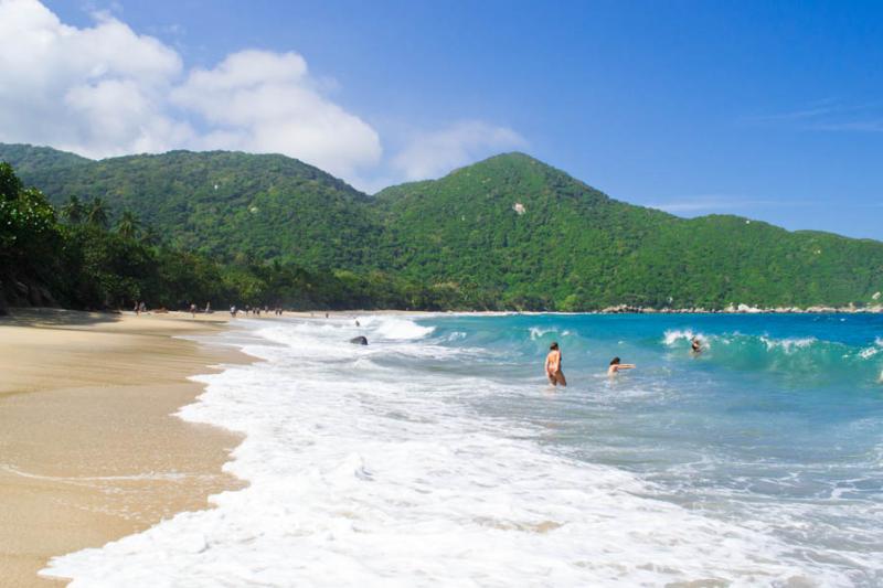 Playa Boca del Saco, Parque Nacional Natural Tayro...