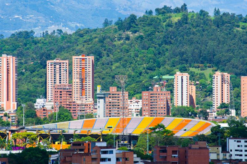 Panoramica de la Ciudad de Medellin, Antioquia, Co...