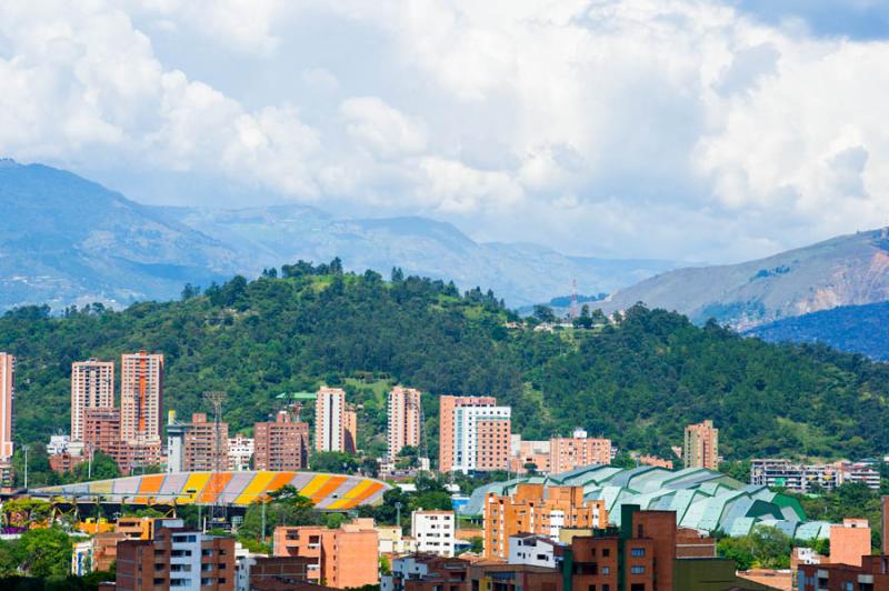 Panoramica de la Ciudad de Medellin, Antioquia, Co...