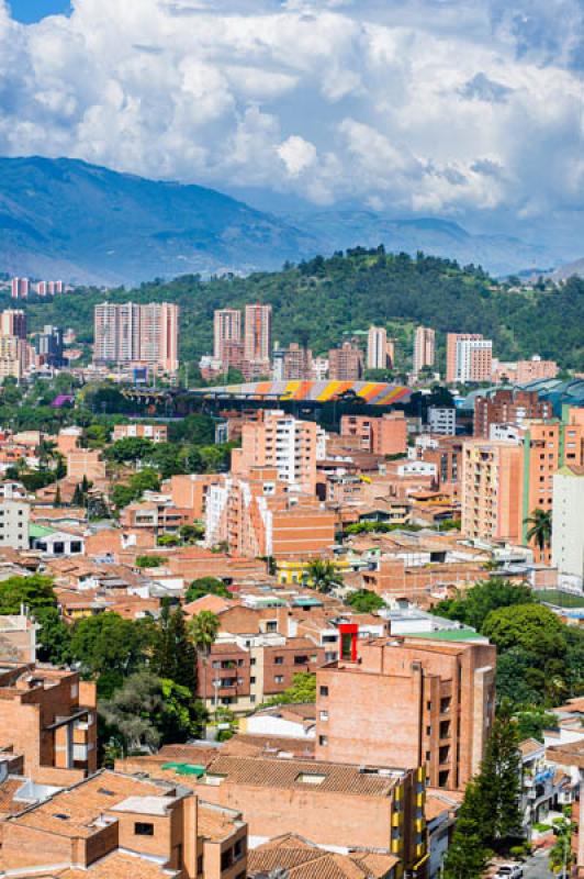 Panoramica de la Ciudad de Medellin, Antioquia, Co...