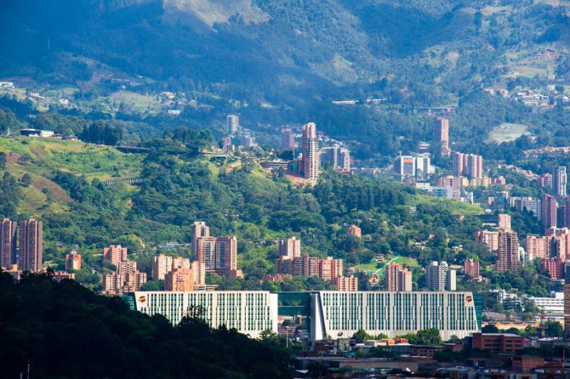 Panoramica de la Ciudad de Medellin, Antioquia, Co...