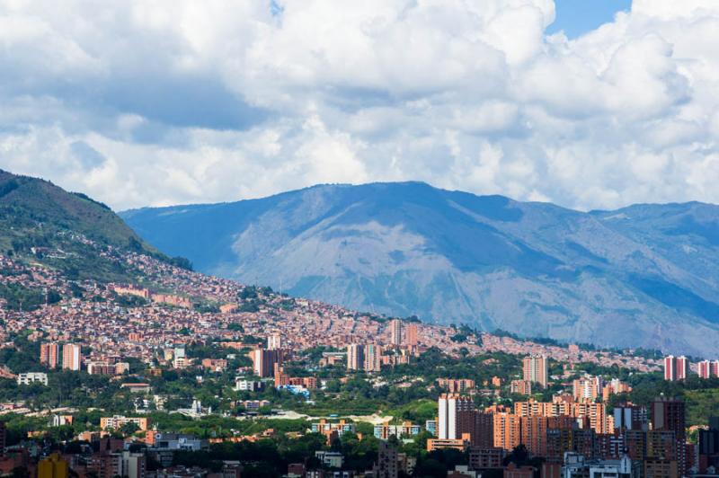 Panoramica de la Ciudad de Medellin, Antioquia, Co...