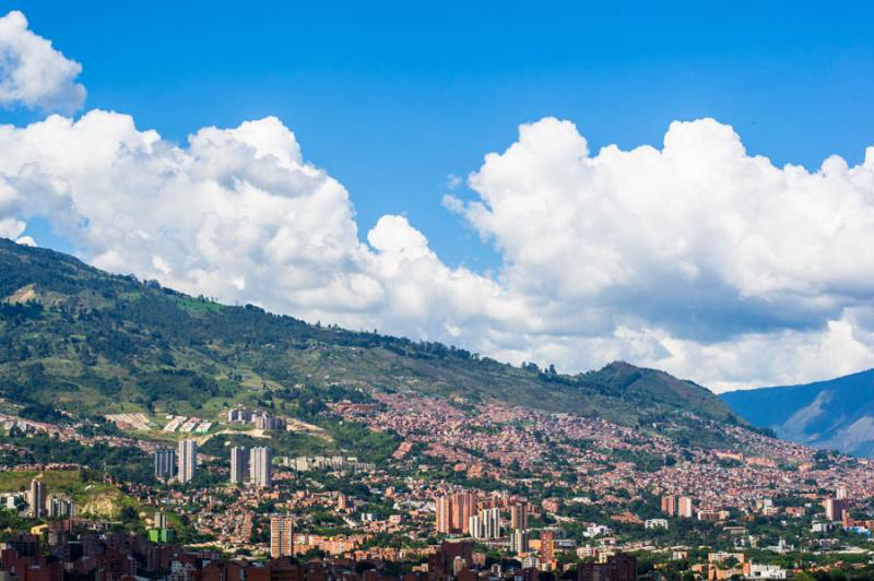 Panoramica de la Ciudad de Medellin, Antioquia, Co...