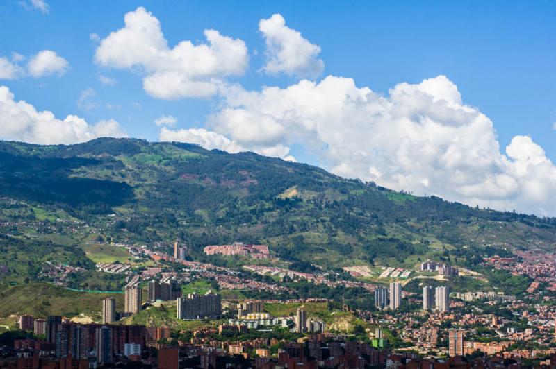 Panoramica de la Ciudad de Medellin, Antioquia, Co...