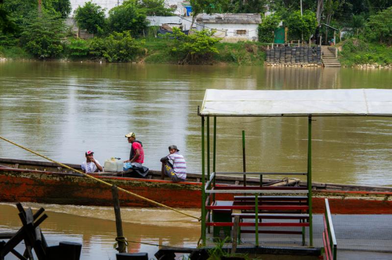 Planchon en el Rio Sinu, Monteria, Cordoba, Colomb...