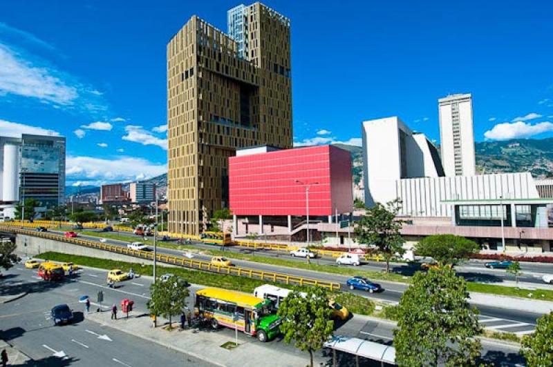 Plaza de La Libertad, Medellin, Antioquia, Colombi...