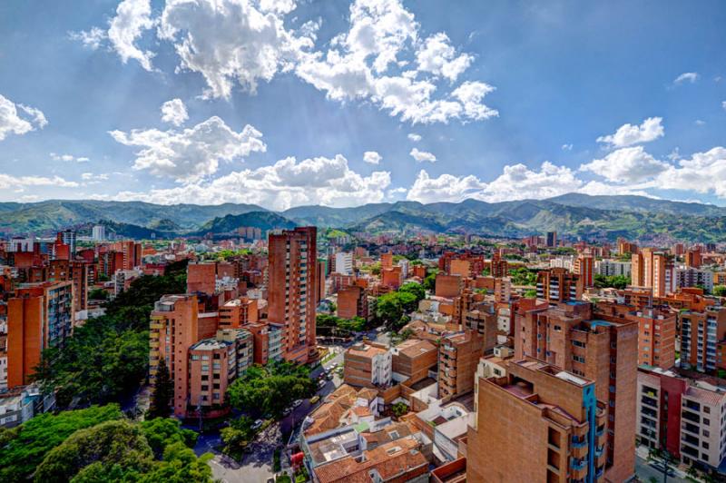 Panoramica de la Ciudad de Medellin, Antioquia, Co...