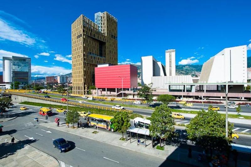 Plaza de La Libertad, Medellin, Antioquia, Colombi...