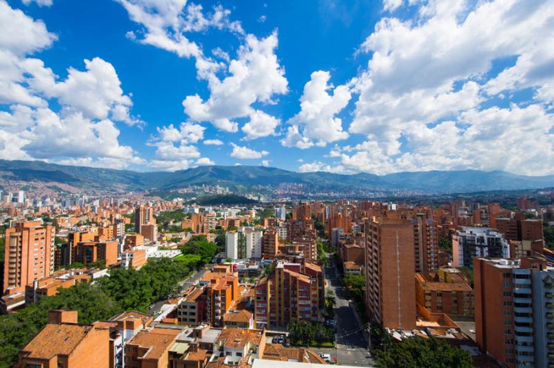 Panoramica de la Ciudad de Medellin, Antioquia, Co...