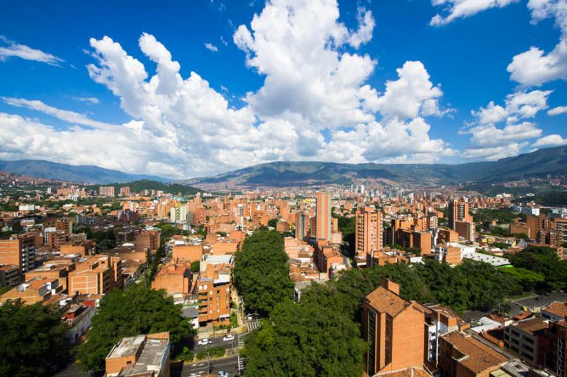 Panoramica de la Ciudad de Medellin, Antioquia, Co...