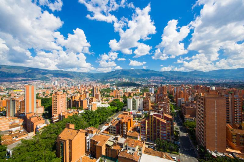 Panoramica de la Ciudad de Medellin, Antioquia, Co...