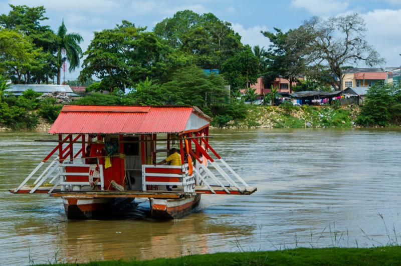 Planchon en el Rio Sinu, Monteria, Cordoba, Colomb...