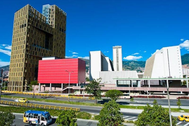 Plaza de La Libertad, Medellin, Antioquia, Colombi...