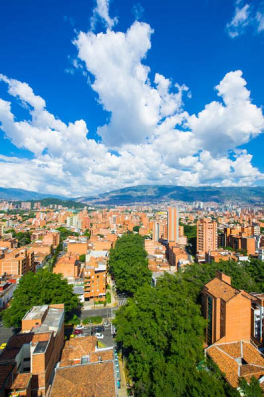 Panoramica de la Ciudad de Medellin, Antioquia, Co...