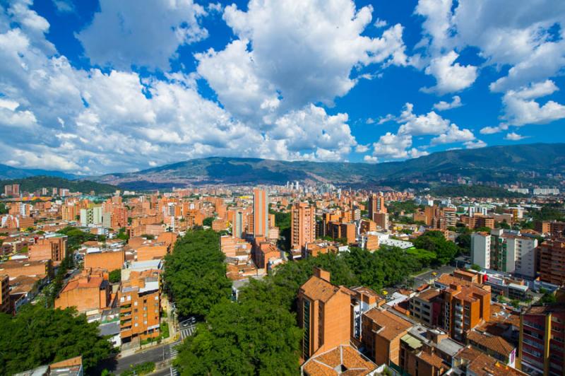 Panoramica de la Ciudad de Medellin, Antioquia, Co...