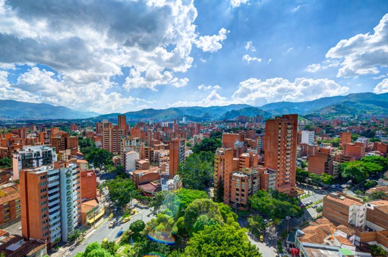 Panoramica de la Ciudad de Medellin, Antioquia, Co...