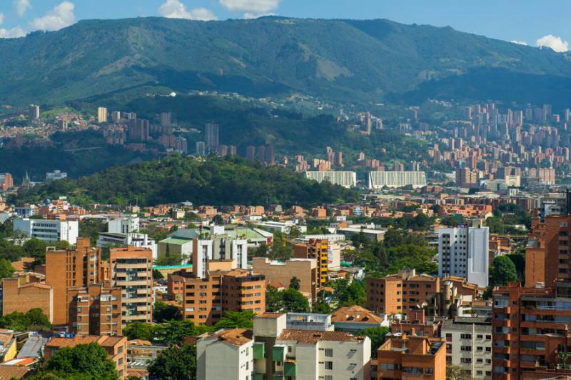 Panoramica de la Ciudad de Medellin, Antioquia, Co...