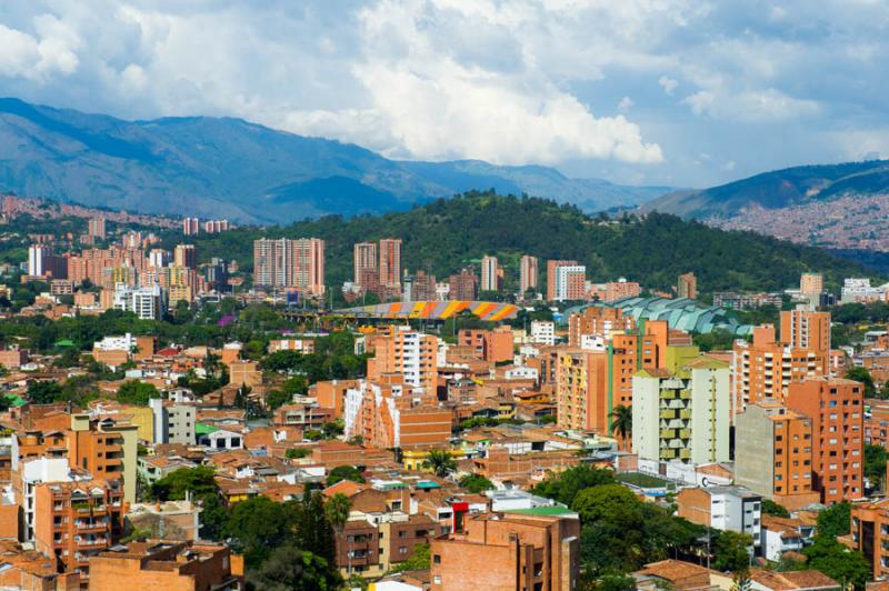 Panoramica de la Ciudad de Medellin, Antioquia, Co...