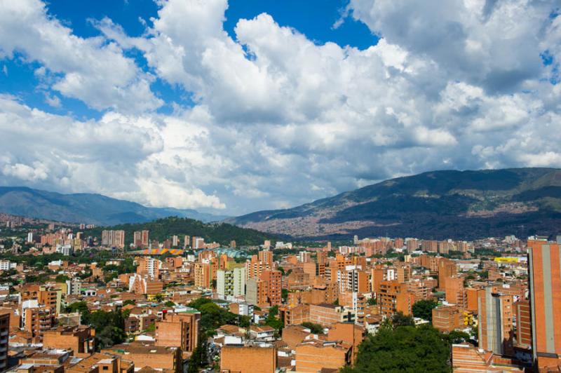 Panoramica de la Ciudad de Medellin, Antioquia, Co...