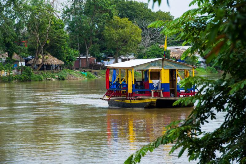 Planchon en el Rio Sinu, Monteria, Cordoba, Colomb...