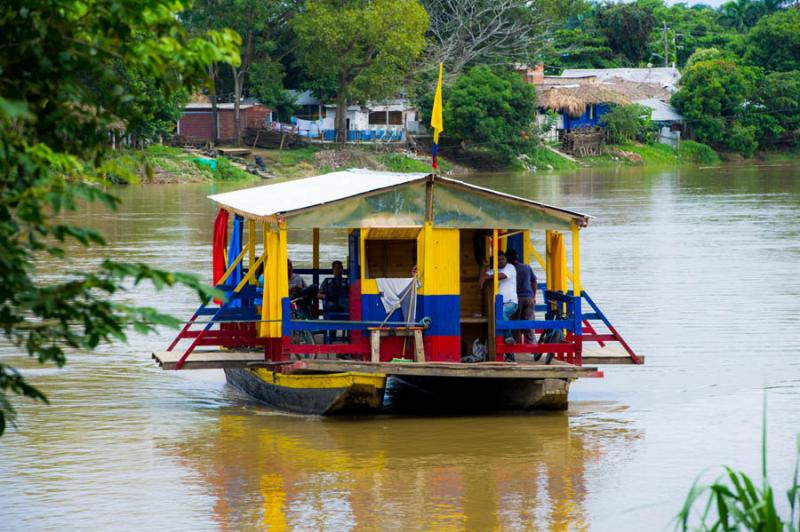 Planchon en el Rio Sinu, Monteria, Cordoba, Colomb...