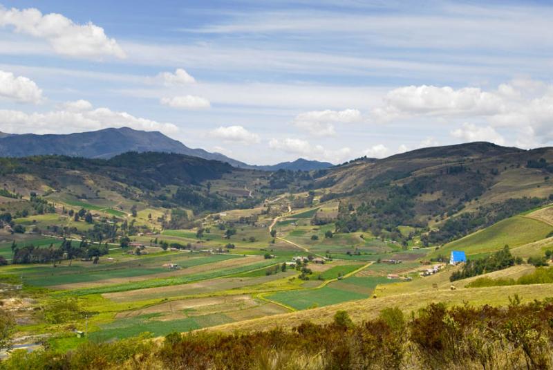 Panoramica de Tota, Boyaca, Tunja, Colombia