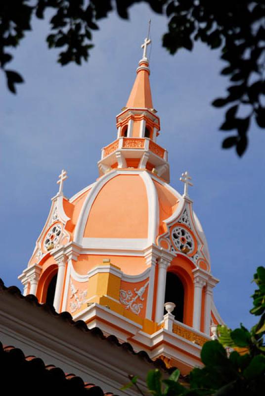 Cupula de la Catedral de Cartagena, Bolivar, Colom...