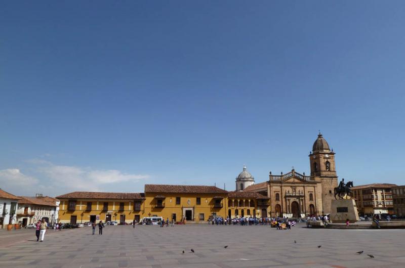 Plaza de Bolivar, Tunja, Boyaca, Colombia