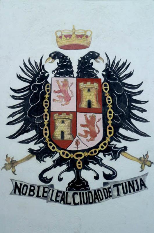 Escudo de Armas, Tunja, Boyaca, Colombia