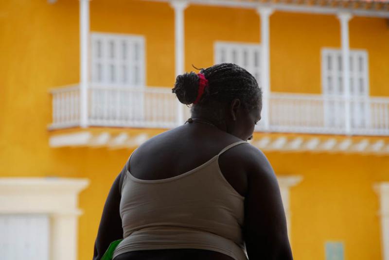 Mujer Afrocolombiana, Cartagena, Bolivar, Colombia