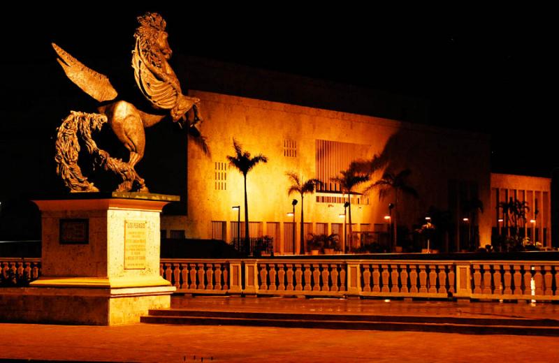 Muelle de los Pegasos, Cartagena, Bolivar, Colombi...