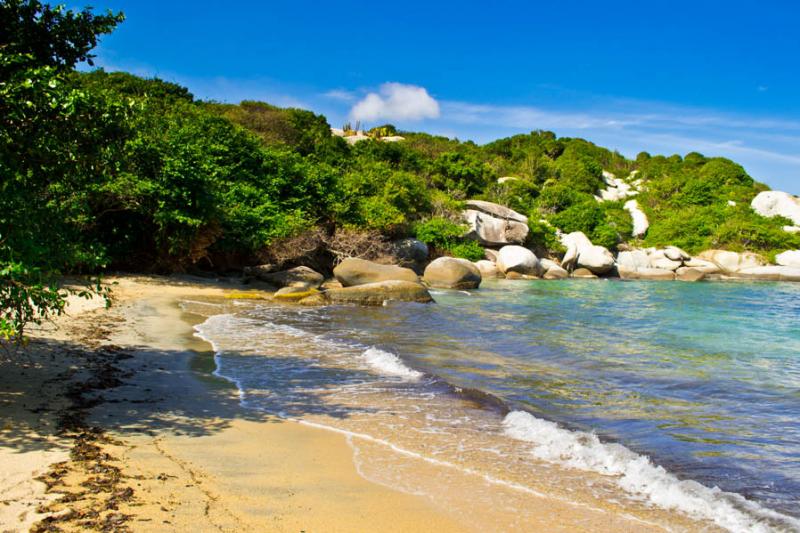 Playa Escondida, Parque Nacional Natural Tayrona, ...