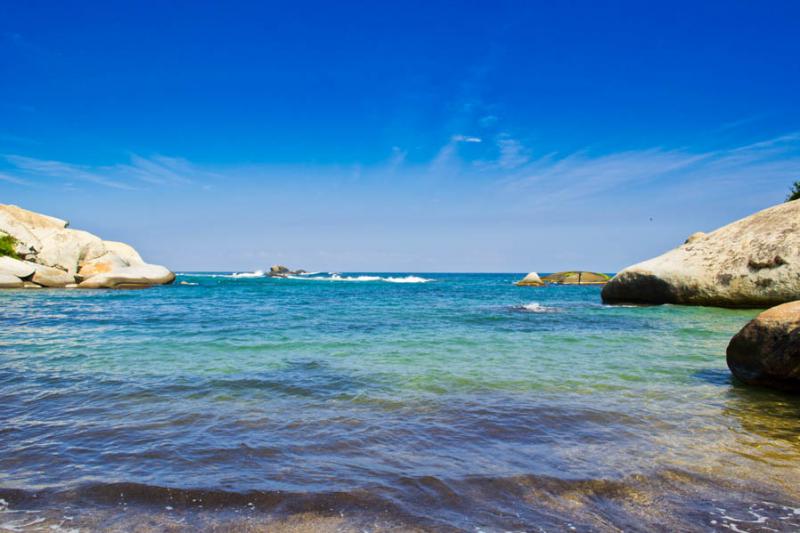 Playa Escondida, Parque Nacional Natural Tayrona, ...