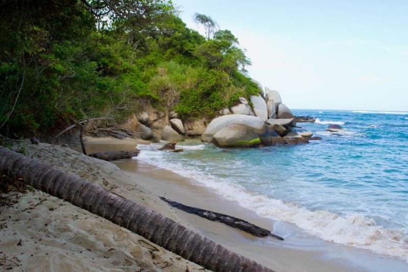 Playa Nudista, Parque Nacional Natural Tayrona, Sa...