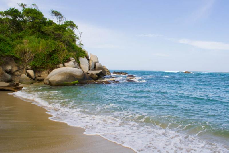 Playa Nudista, Parque Nacional Natural Tayrona, Sa...