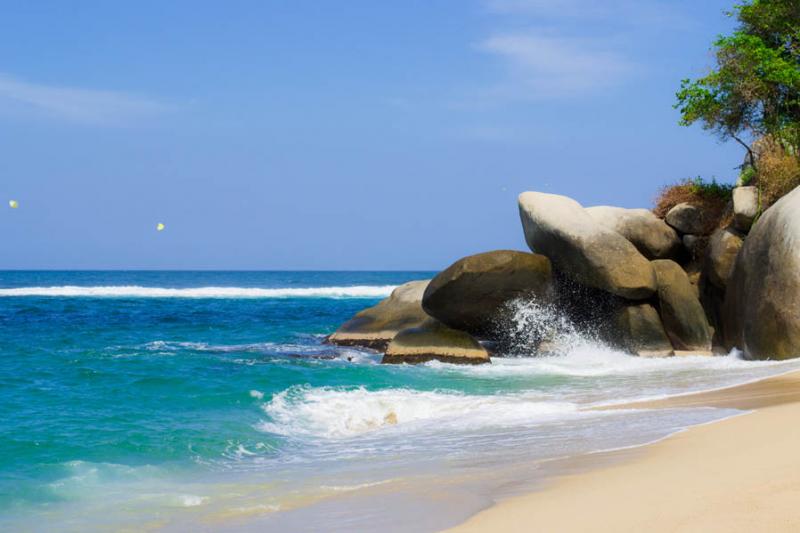 Playa Nudista, Parque Nacional Natural Tayrona, Sa...