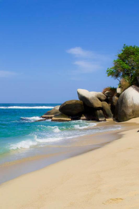 Playa Nudista, Parque Nacional Natural Tayrona, Sa...