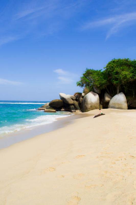 Playa Nudista, Parque Nacional Natural Tayrona, Sa...